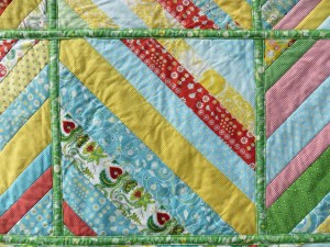 String Pieced, Quilt as You Go