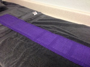 Blocking My New Scarf